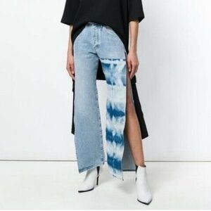 Levi's Blue Tie-Dye Flare & Wide Leg Jeans